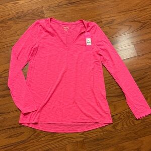 Lilly Pulitzer Hot Pink Long Sleeve Top